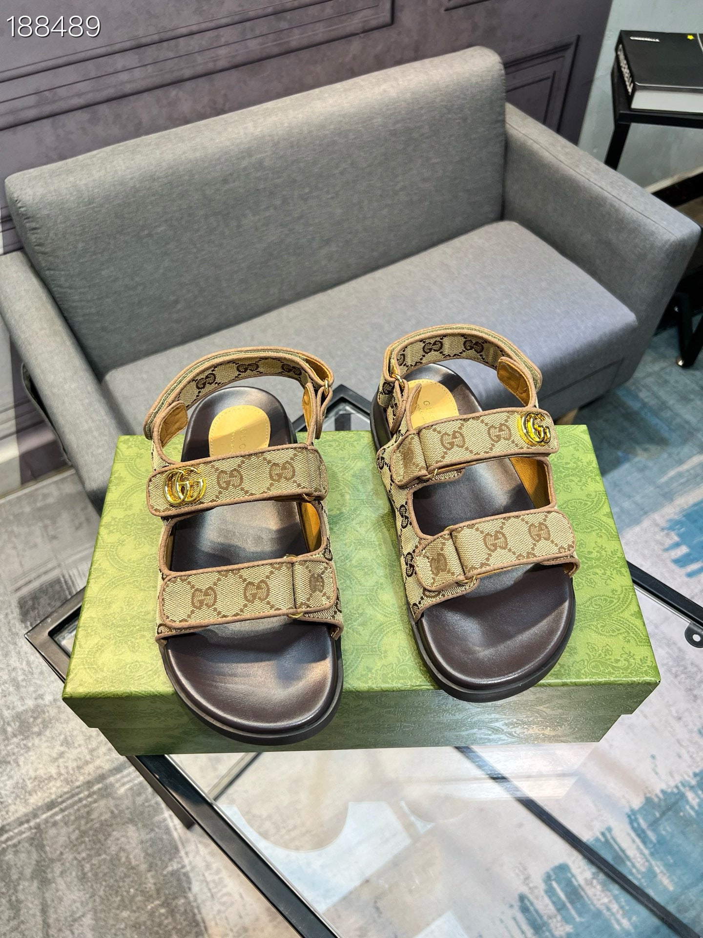 Canvas Denim Slingback Strap Sandals – Lightweight Comfort